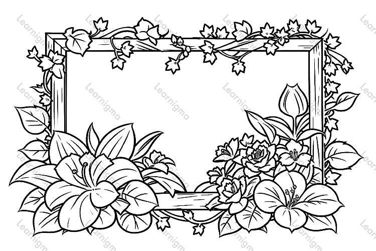 Frame With Flowers