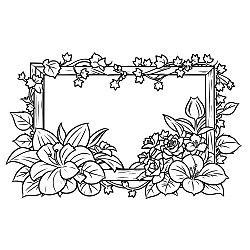 Frame With Flowers