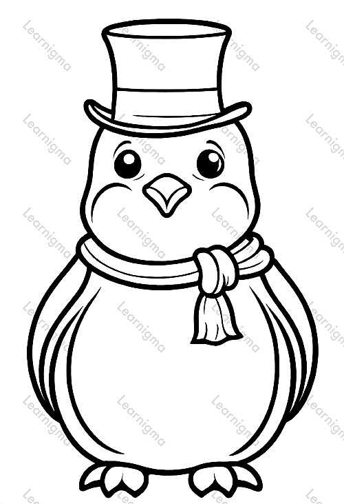 Penguin With Hat