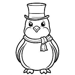 Penguin With Hat