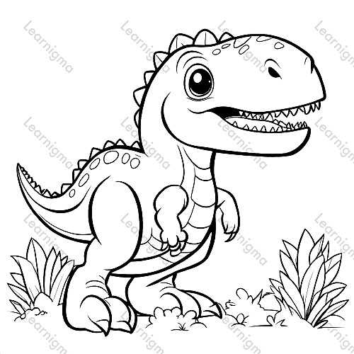 Smiling Dinosaur