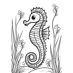 Cute Seahorse