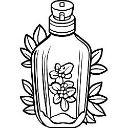 Bottle With Flowers