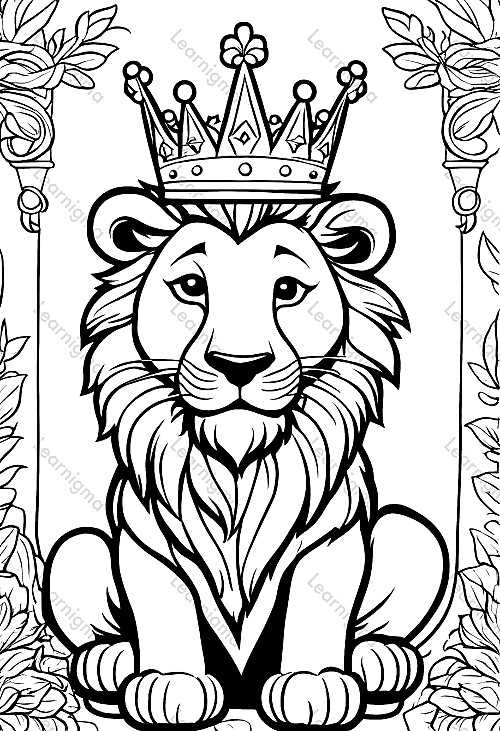 Lion With A Crown