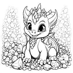 Fantasy Baby Dragon