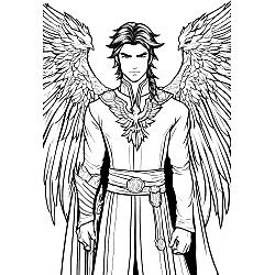 Male Character With Wings