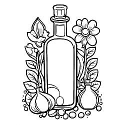 Bottle With Flowers